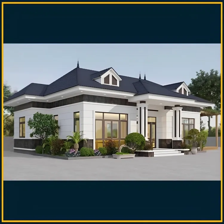 Nhà mái thái sân vườn biệt thự đẳng cấp nghỉ dưỡng