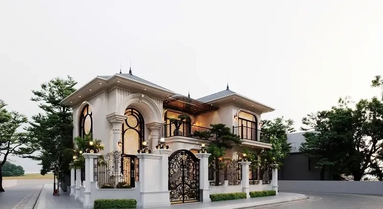 Ý tưởng thiết kế nhà mái thái tân cổ điển tinh xảo
