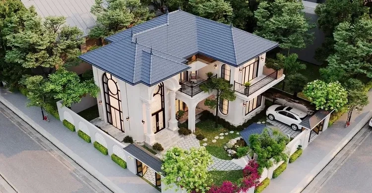 Phong cách nhà mái thái tân cổ điển hiện đại