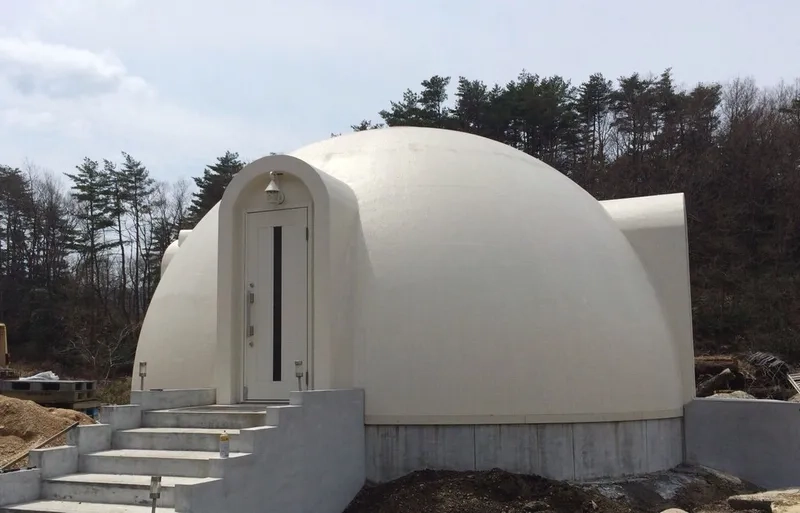 Xây nhà vòm bê tông cốt pha chuẩn xác