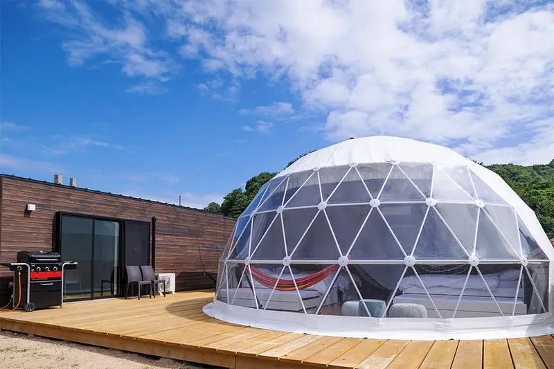 Bản thiết kế bungalow mái vòm