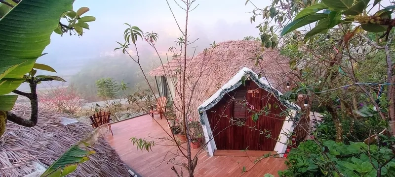 Lều homestay mái vòm cắm trại