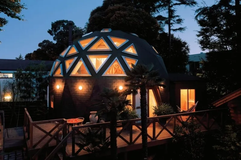 Không gian nghỉ dưỡng mái vòm thoáng