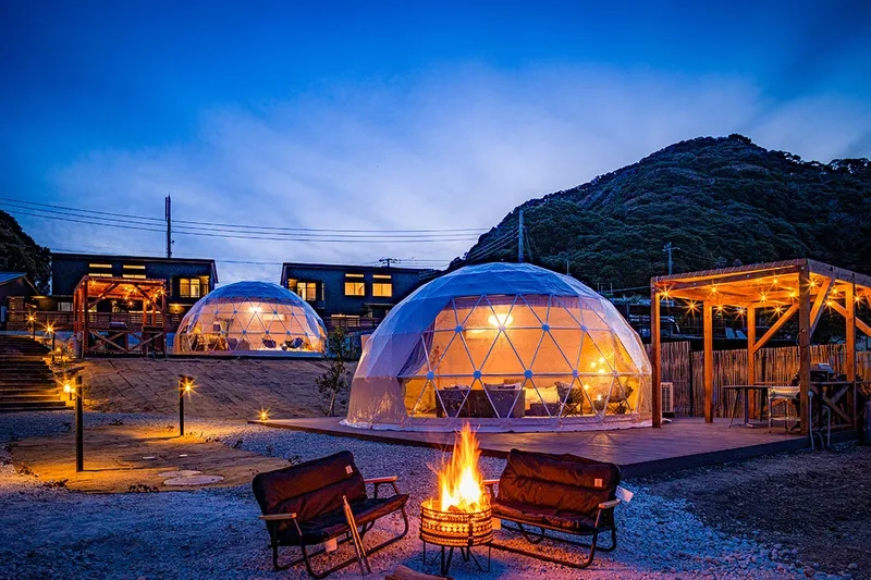 Nhà mái vòm lắp ghép nghỉ dưỡng