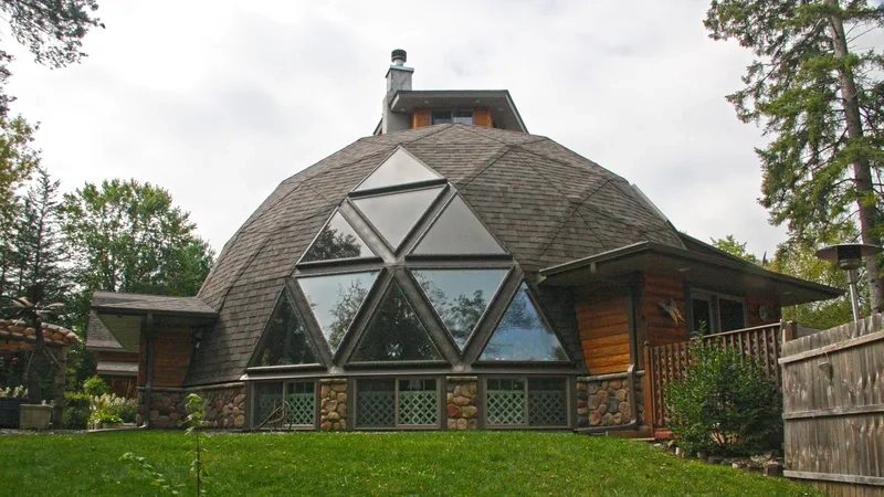 Kiểu nhà mái vòm châu Âu mini