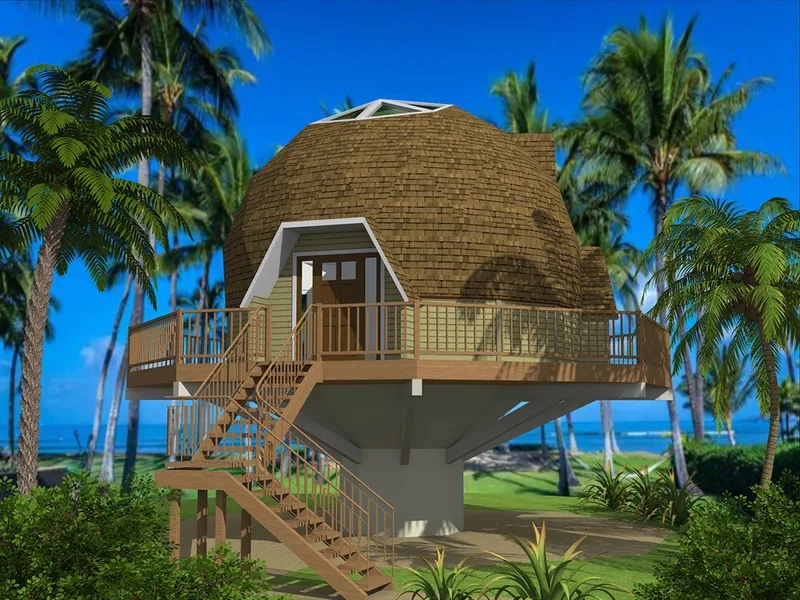 Các mẫu nhà mái vòm châu Âu đẹp