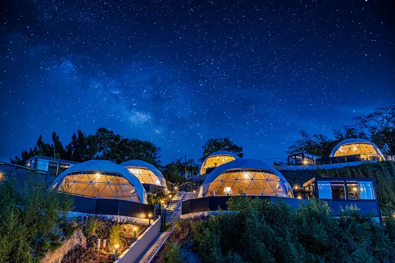 Kiểu resort mái vòm độc đáo cuốn