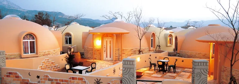 Nét kiến trúc resort mái vòm lạ