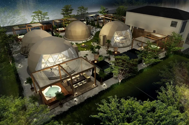 Đại khu nghỉ dưỡng resort mái vòm