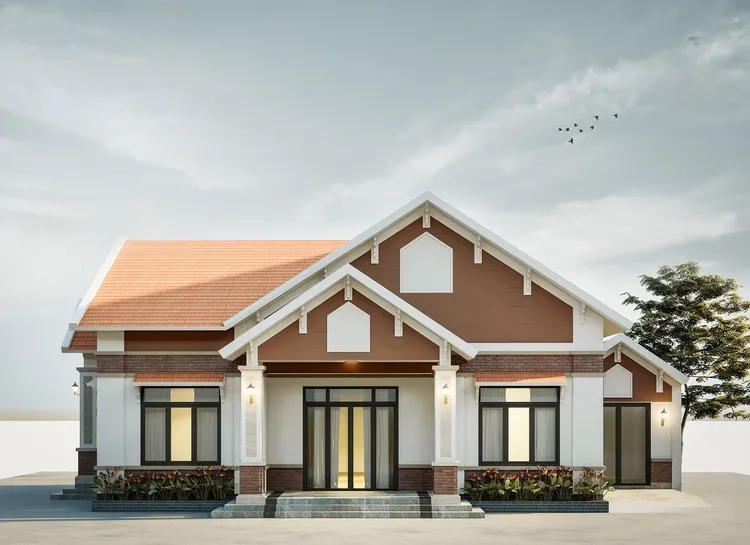 Lựa chọn nhà nóc thái cấp 4 đơn giản dễ xây