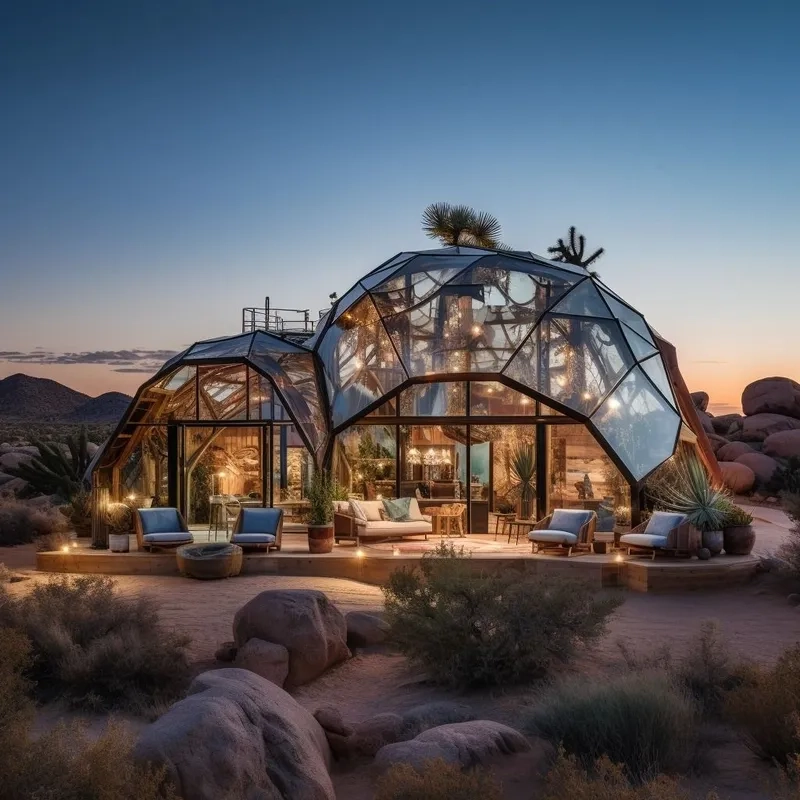 Bản phối cảnh 3d nhà mái vòm đẹp