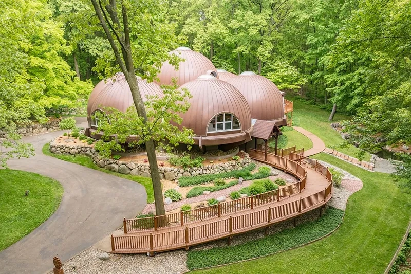 Bản phối cảnh nhà vòm kính sang trọng