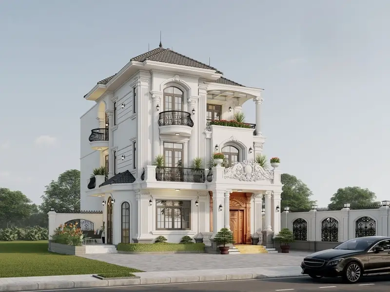 Nhà mái Mansard châu Âu nhà ở lý tưởng cho gia đình