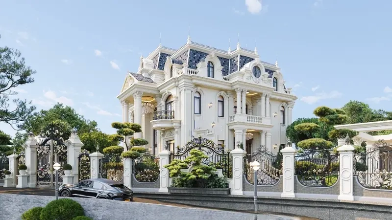 Ảnh nhà mái Mansard cổ điển xu hướng được ưa chuộng