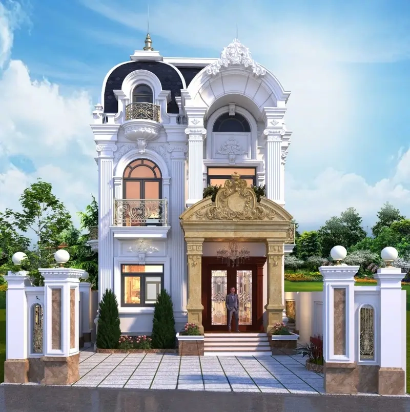 Thiết kế nhà mái Mansard ấn tượng ngay từ cái nhìn đầu