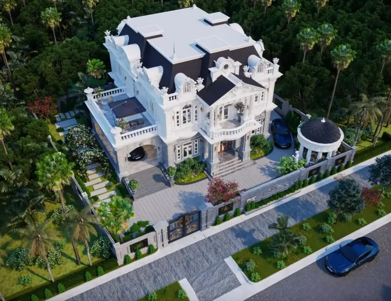 Thiết kế nhà mái Mansard chuẩn kiến trúc bền vững