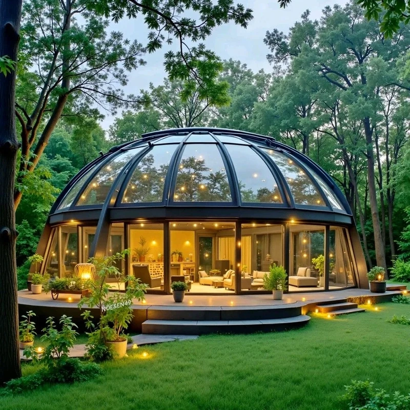 nhà kính mái vòm giúp cây phát triển tốt