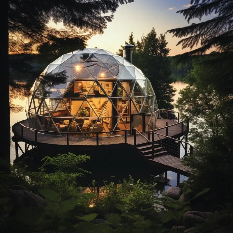 nhà kính mái vòm giải pháp nông nghiệp bền vững