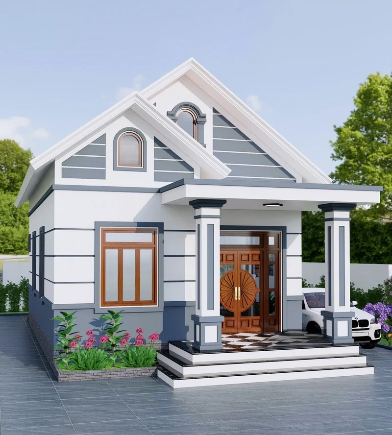 nhà mái thái giá rẻ vẫn đảm bảo thẩm mỹ