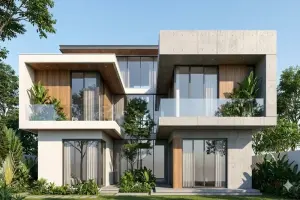 65+ mẫu nhà phố mái bằng hiện đại dẫn đầu xu hướng kiến trúc