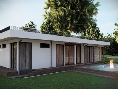 77+ mẫu biệt thự mái bằng thiết kế tối ưu không gian