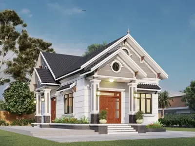 Tuyển chọn ảnh mẫu nhà mái thái đơn giản đẹp nhất năm nay