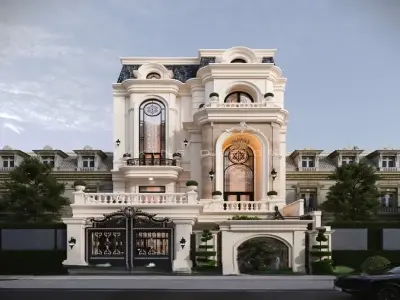 Thiết kế nhà mái Mansard đẳng cấp tạo dấu ấn kiến trúc mới