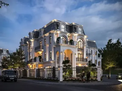 Thiết kế nhà mái Mansard đẳng cấp tạo dấu ấn kiến trúc mới