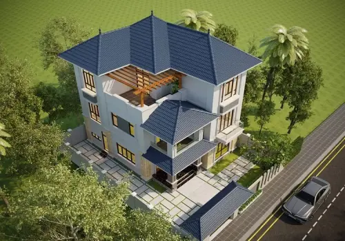 Tổng hợp ảnh mẫu nhà mái thái 3 tầng được yêu thích nhất