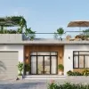 85+ mẫu nhà cấp 4 mái bằng có sân thượng hiện đại nhất 2026