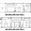 Bản Vẽ Nhà Lệch Tầng 5x20: Giải Pháp Không Gian Độc Đáo 2 Tầng