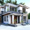 Khám phá mẫu nhà 2 tầng chữ L mái Nhật đẹp sang trọng 2026