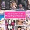 Tải ngay bộ sưu tập anime style photo booth templates free đẹp nhất 2026