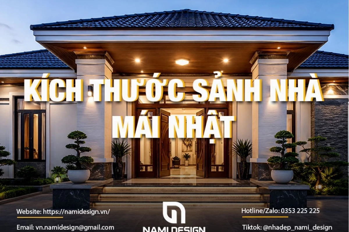 Cột Nhà Mái Nhật: Kích Thước, Kiểu Dáng và Lưu Ý Thiết Kế 2026
