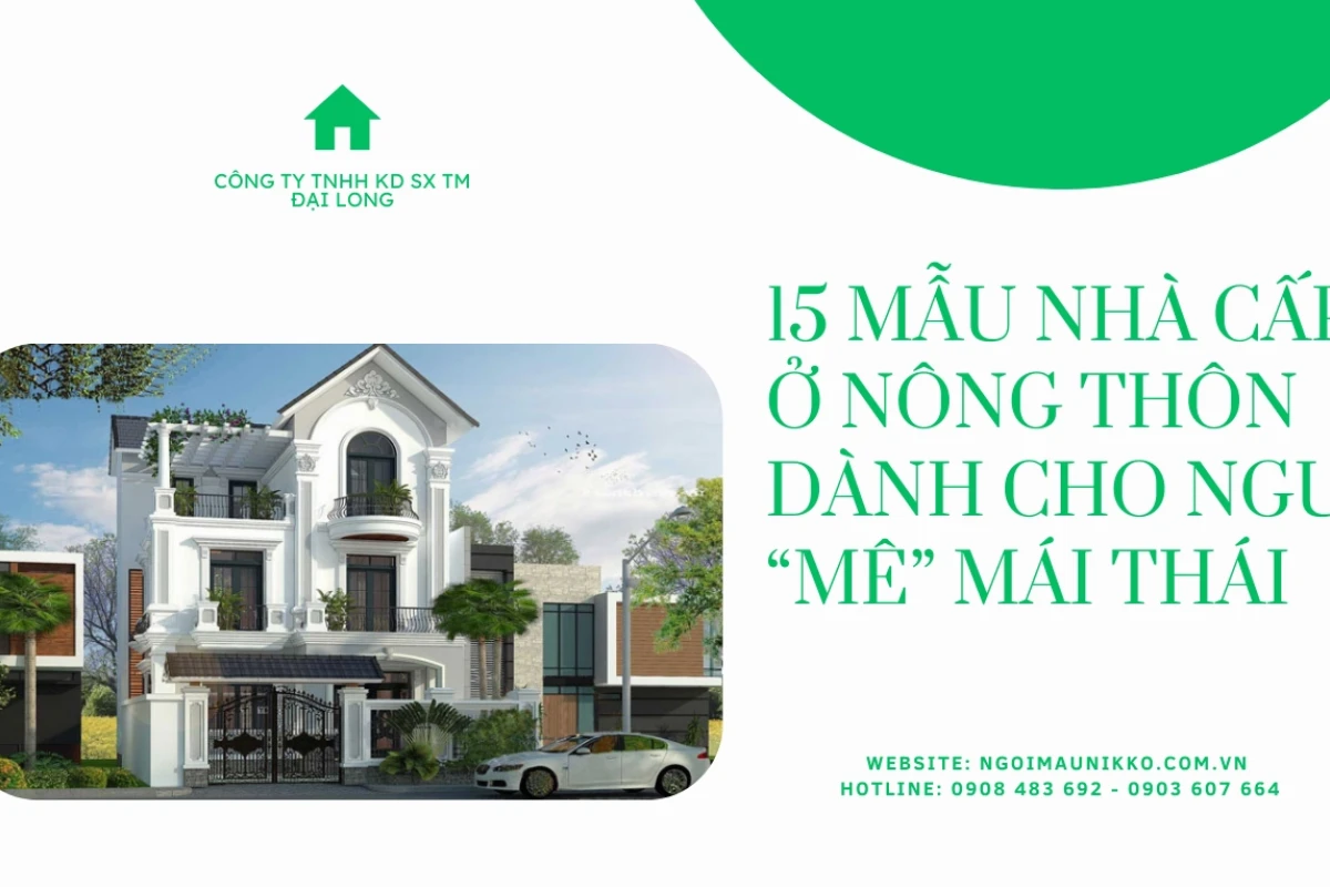 Mẫu nhà vườn cấp 4 mái Nhật: Kiến trúc tinh tế cho không gian sống lý tưởng 2026