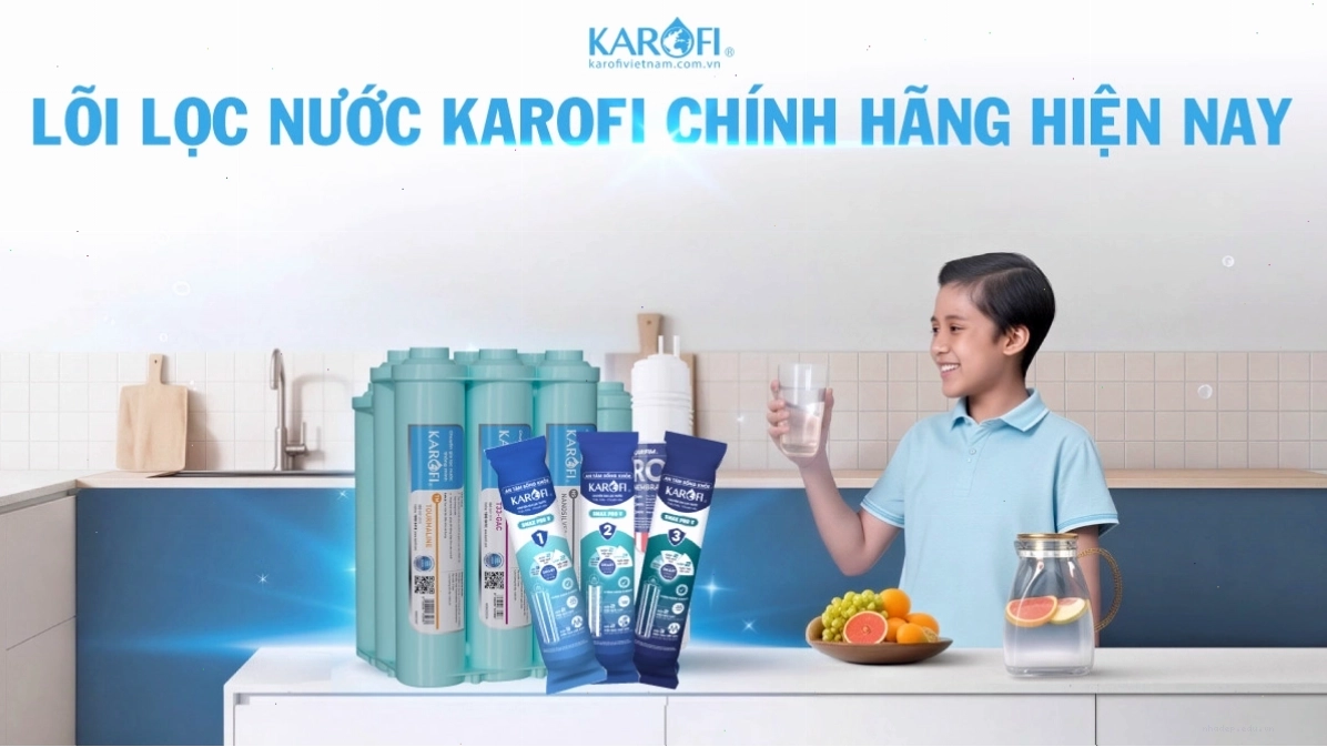 Các loại lõi lọc nước Karofi chính hãng