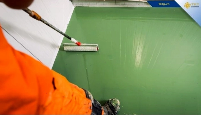 Các lưu ý quan trọng khi thi công sơn nền sàn Epoxy