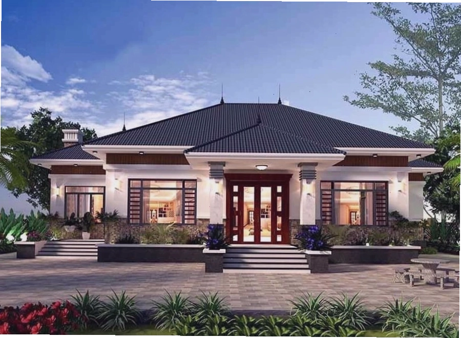 Chi tiết kiến trúc mái nhà Nhật Bản với các lớp ngói xếp chồng lên nhau