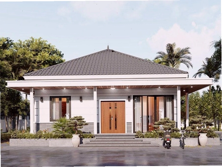 Chi tiết kiến trúc mái Nhật 1 tầng