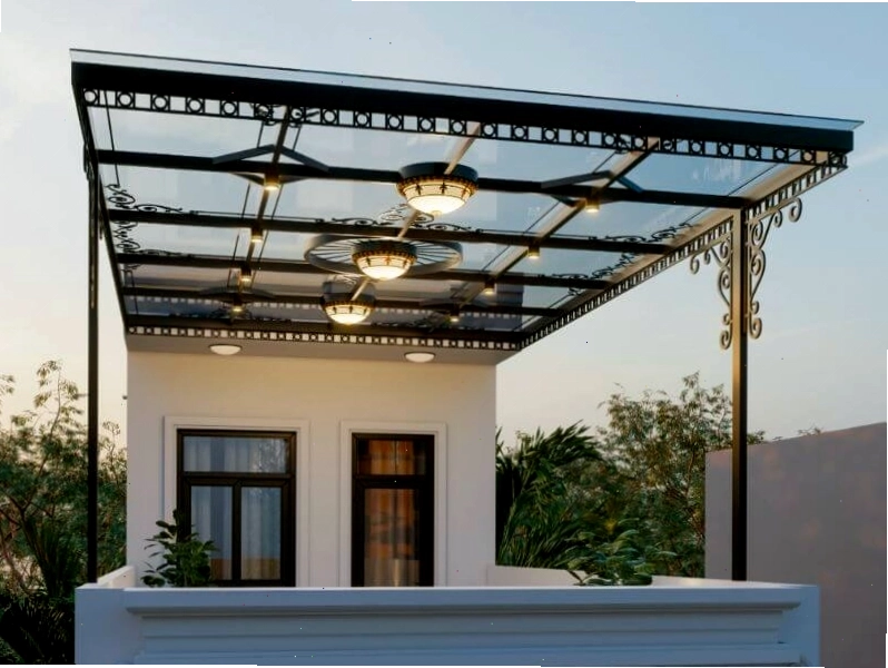 Chi tiết thiết kế gara trong nhà phố 4x16m.