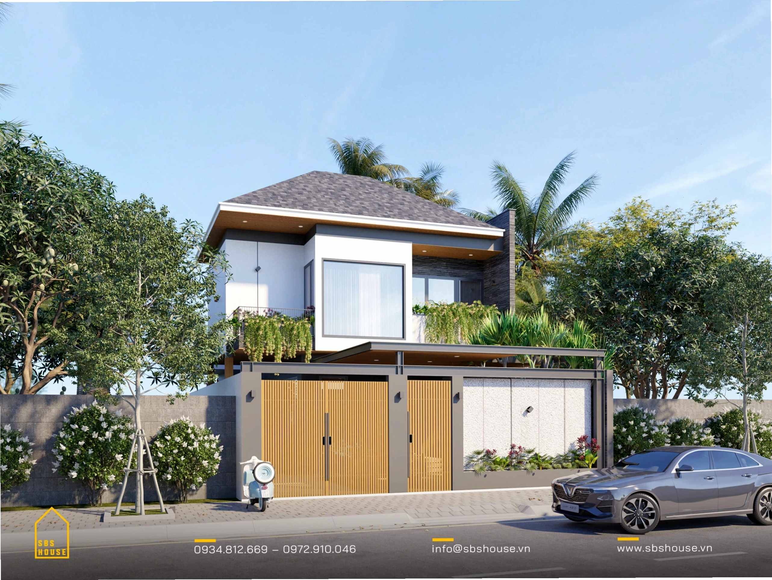 Chiều cao nhà 2 tầng mái Nhật cần được tính toán cẩn thận