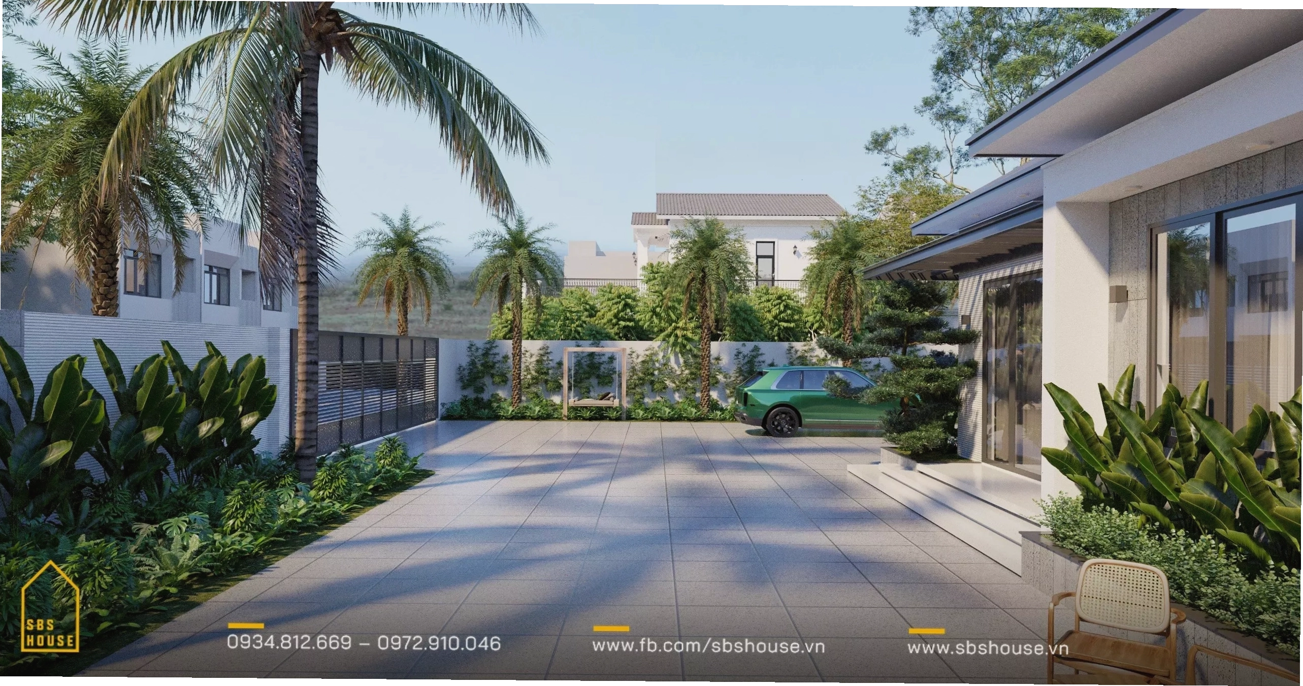 Cổng nhà mái Nhật 1 tầng với chất liệu sắt và conwood