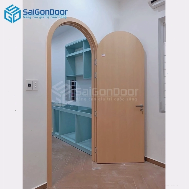 Cửa sổ vòm tân cổ điển bằng gỗ