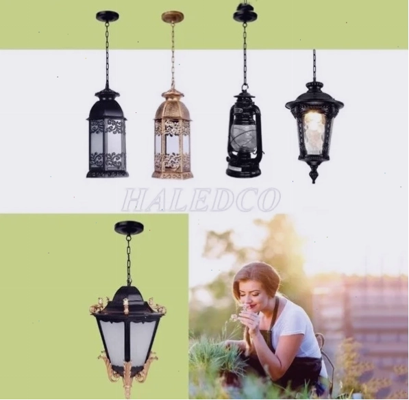 Đèn thả mái vòm ban công HLMV02 với vẻ ngoài thanh lịch