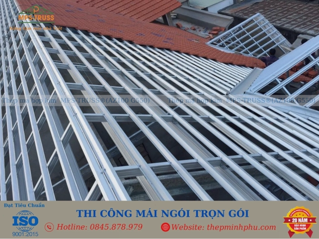 Hệ khung kèo thép nhẹ MPSTRUSS 3 lớp
