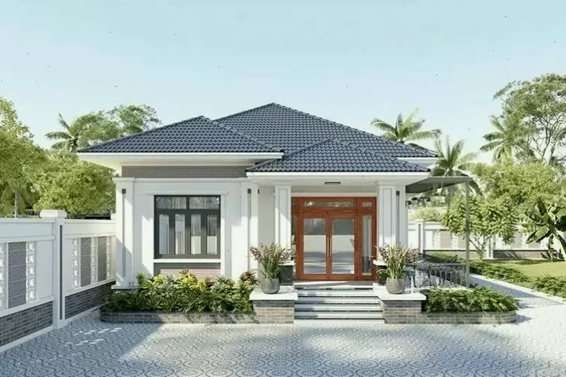 Kiến trúc đơn giản nhưng vẫn trẻ trung và thoáng đãng