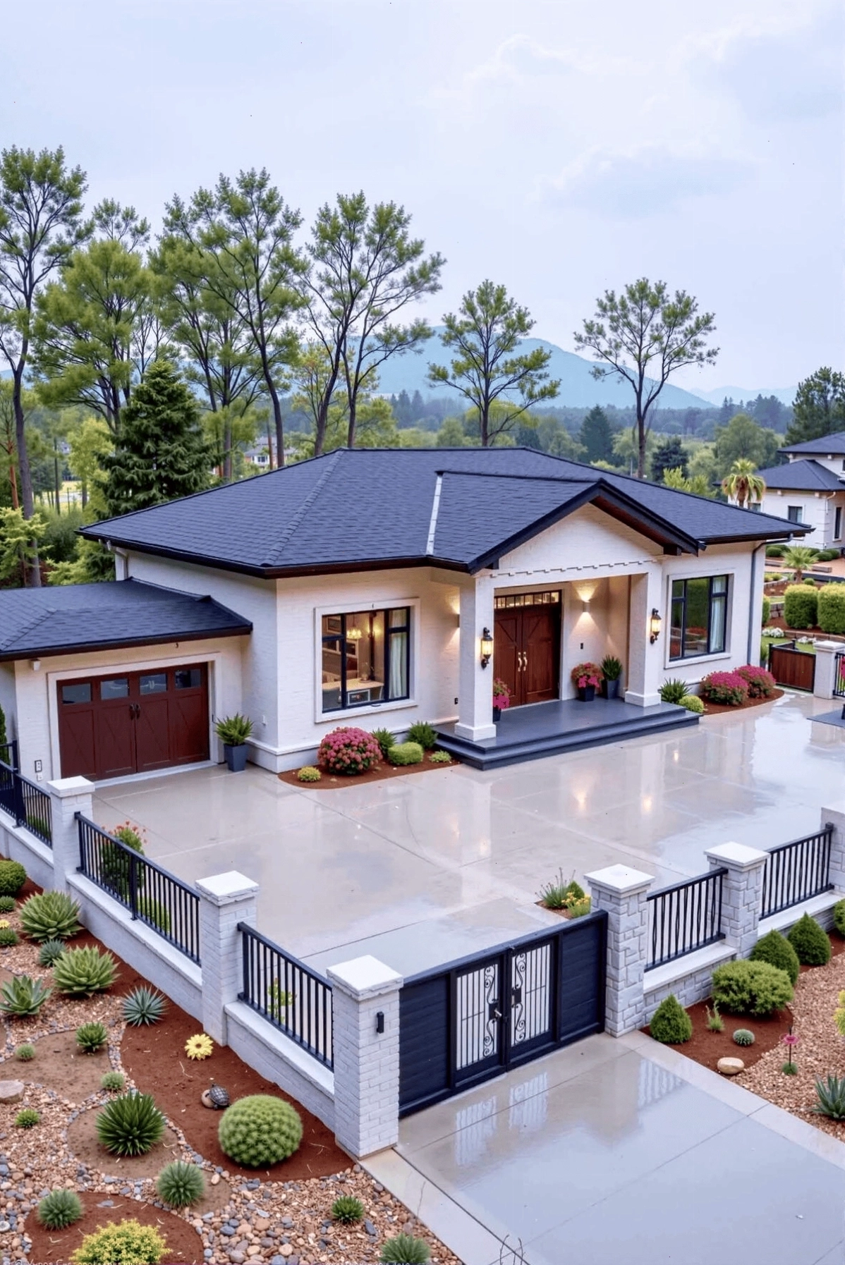 Kiến trúc nhà trệt mái Nhật hiện đại và tối giản