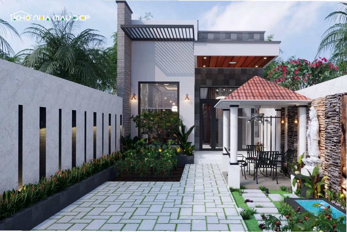Lựa chọn phương án thiết kế nhà cấp 4 có sân thượng hợp lý