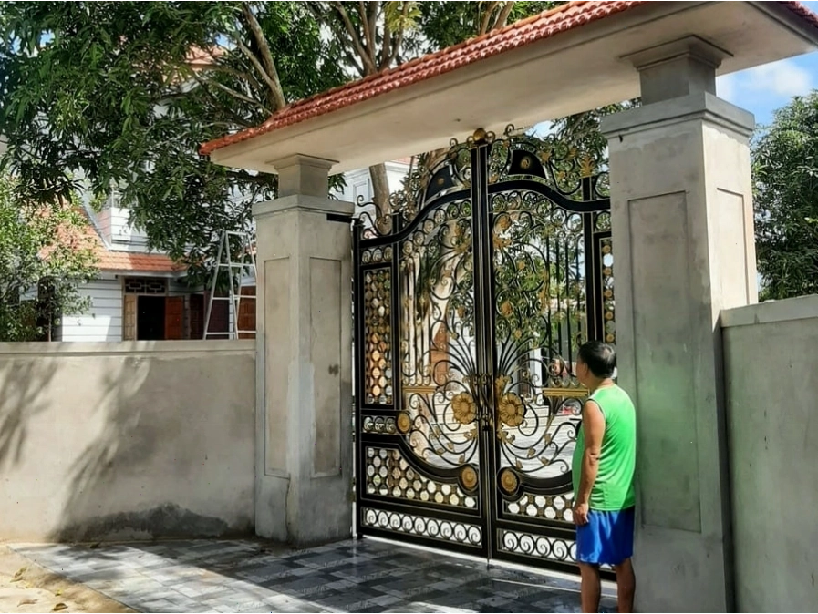 Mái cổng đẹp cho cổng nhà thêm phần ấn tượng