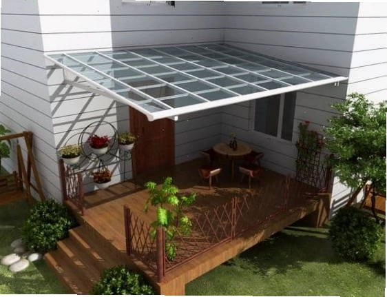 Mái vòm di động cho sân thượng nhà hàng